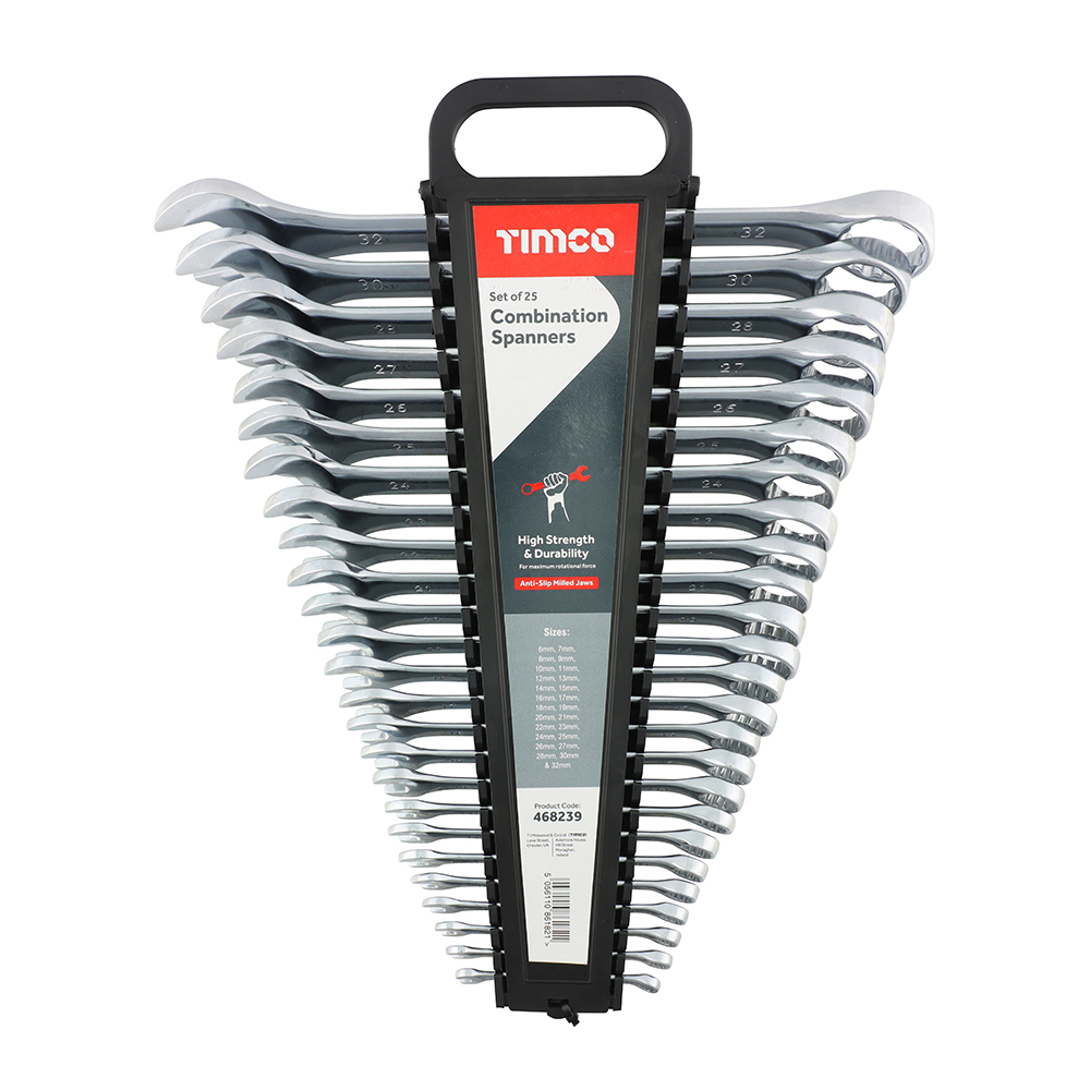 TIMCO Combination Spanner Set (25pcs)